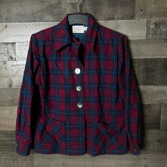 VTG Pendleton 49'er Wool Jacket Womens Medium - Picture 1 of 6